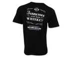Jack Daniels Sour Mash Whiskey Men's Black Tee Shirt