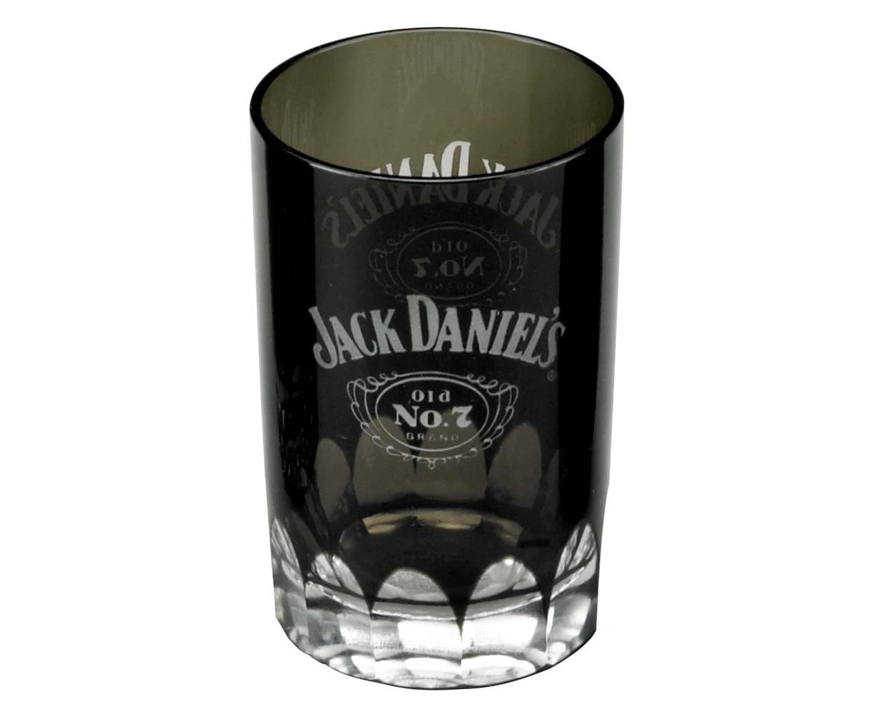 Jack Daniels Black Faceted Shot Glass