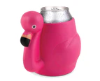 Pink Flamingo Can Cooler