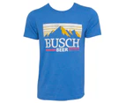 Busch Mountain Logo Blue Tee Shirt