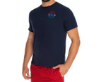 Nautica Men's Sailing 83 Crest Graphic Tee / T-Shirt / Tshirt - True Navy