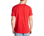 Nautica Men's Crossed Oars Vintage Graphic Tee / T-Shirt / Tshirt - Tango Red