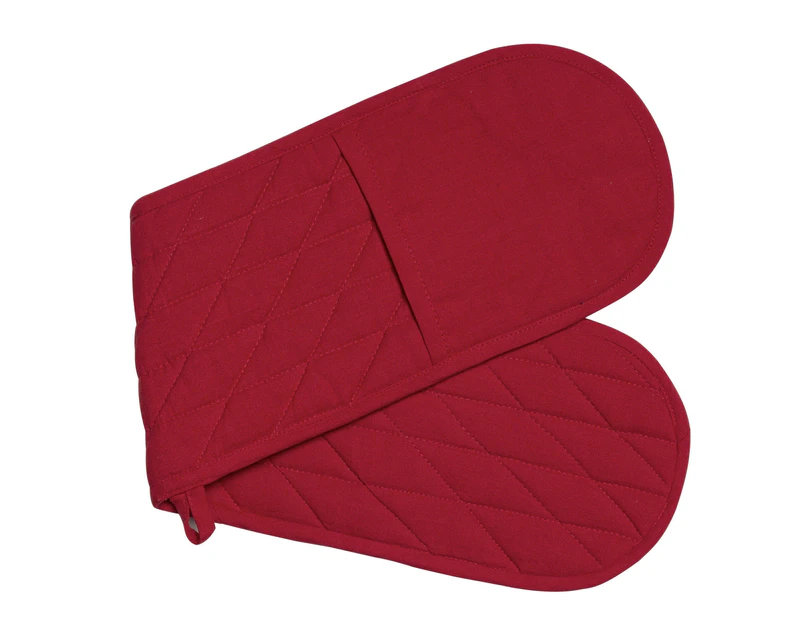 Manhattan Cotton Double Mitts - Red