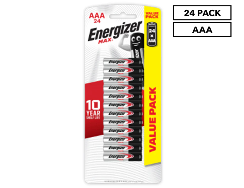 Energizer AAA Max Batteries 24-Pack
