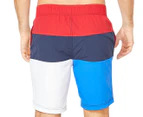 Nautica Swimwear Men's NS-83 Colour Block Boardshorts - Red