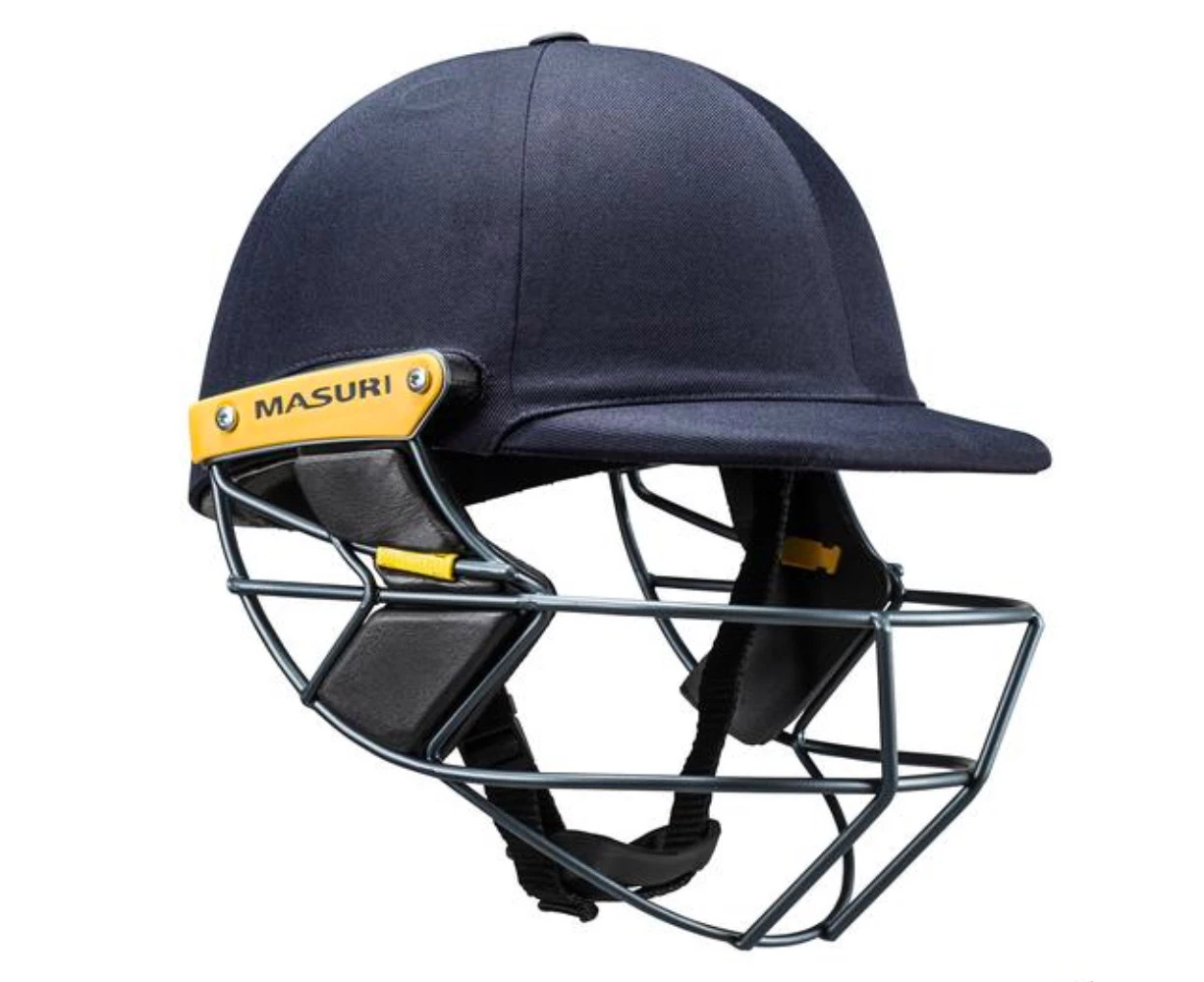 Masuri T Line Steel Grill Navy Cricket Helmet