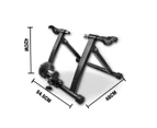 Indoor Bicycle Trainer Home Gym Exercise Foldable Parabolic Bike Training Fitness Cycling Stand W/ Front Support Pad