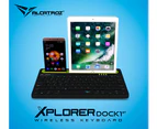 Bluetooth Wireless Keyboard Dock for Apple/Android Mobile Device ALCATROZ Dock1 Black