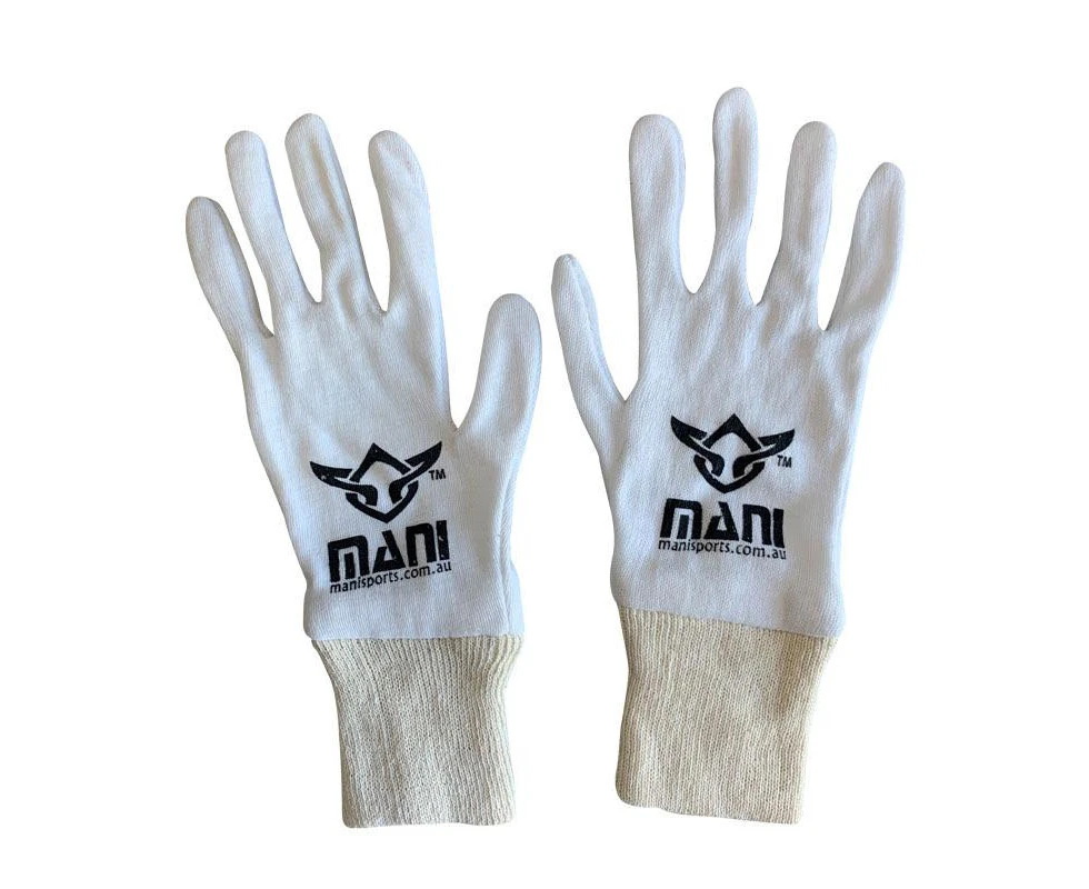 MANI SPORTS Boxing Glove Cotton Inners - White Cotton Gloves