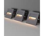3X Invert LED Step Light Silver 1