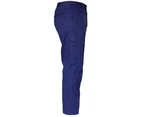 BigBEE Classic Work Cargo Pants Stretch Cotton Straight Fit Mens Work Trousers UPF 50+ - NAVY
