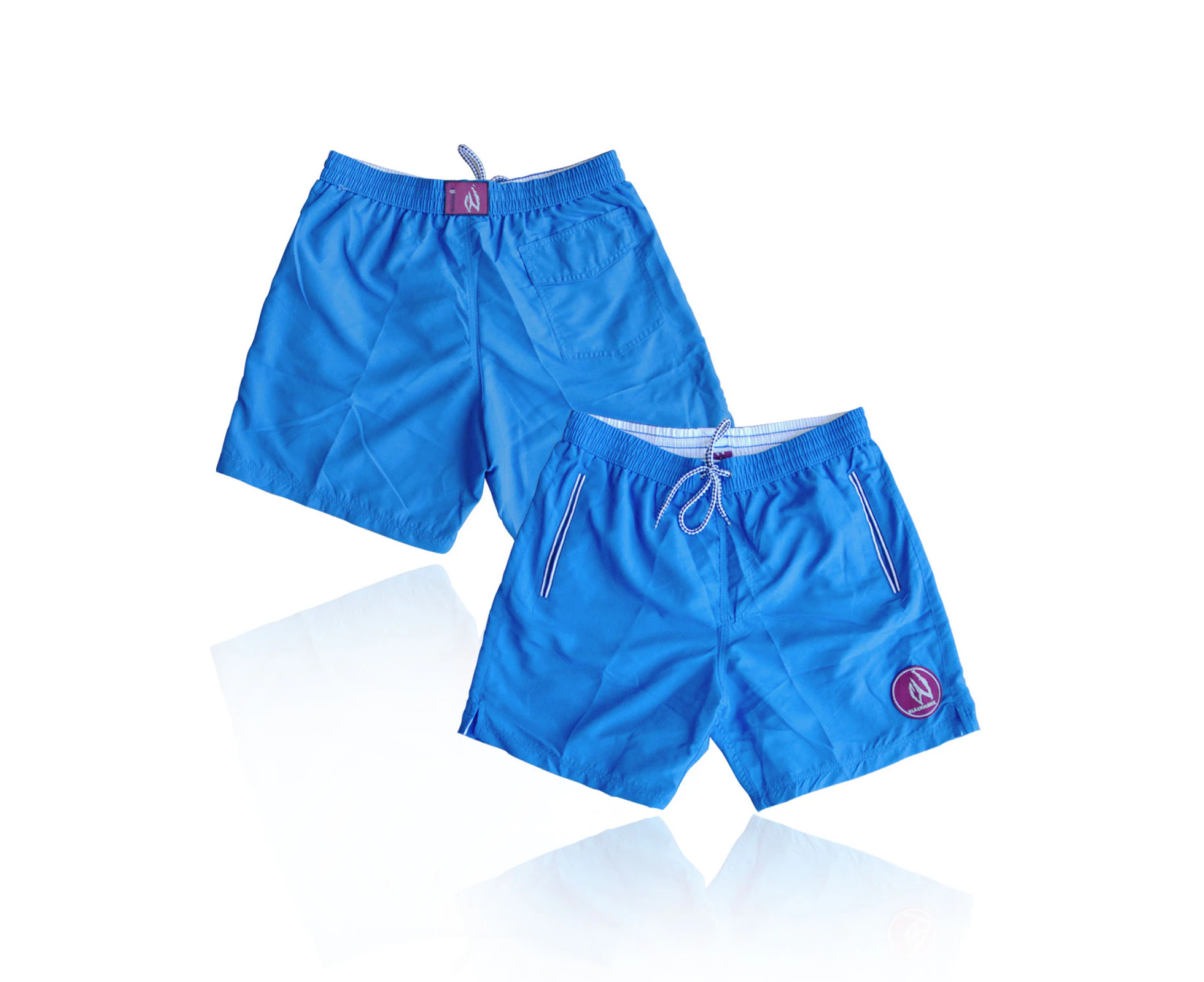 Blackhawk Mens Swim Beach Shorts Ocean Blue - Ocean Blue