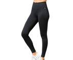 LaSculpte Women’s Recycled Tummy Control Fitness Athletic Workout Sports Running High Waist Full Length Yoga Tight - Black