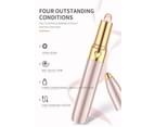 Electric Hair Remover Pencil Thin Epilator Eyeliner Shaver Eyebrow Trimmer - Champagne 2
