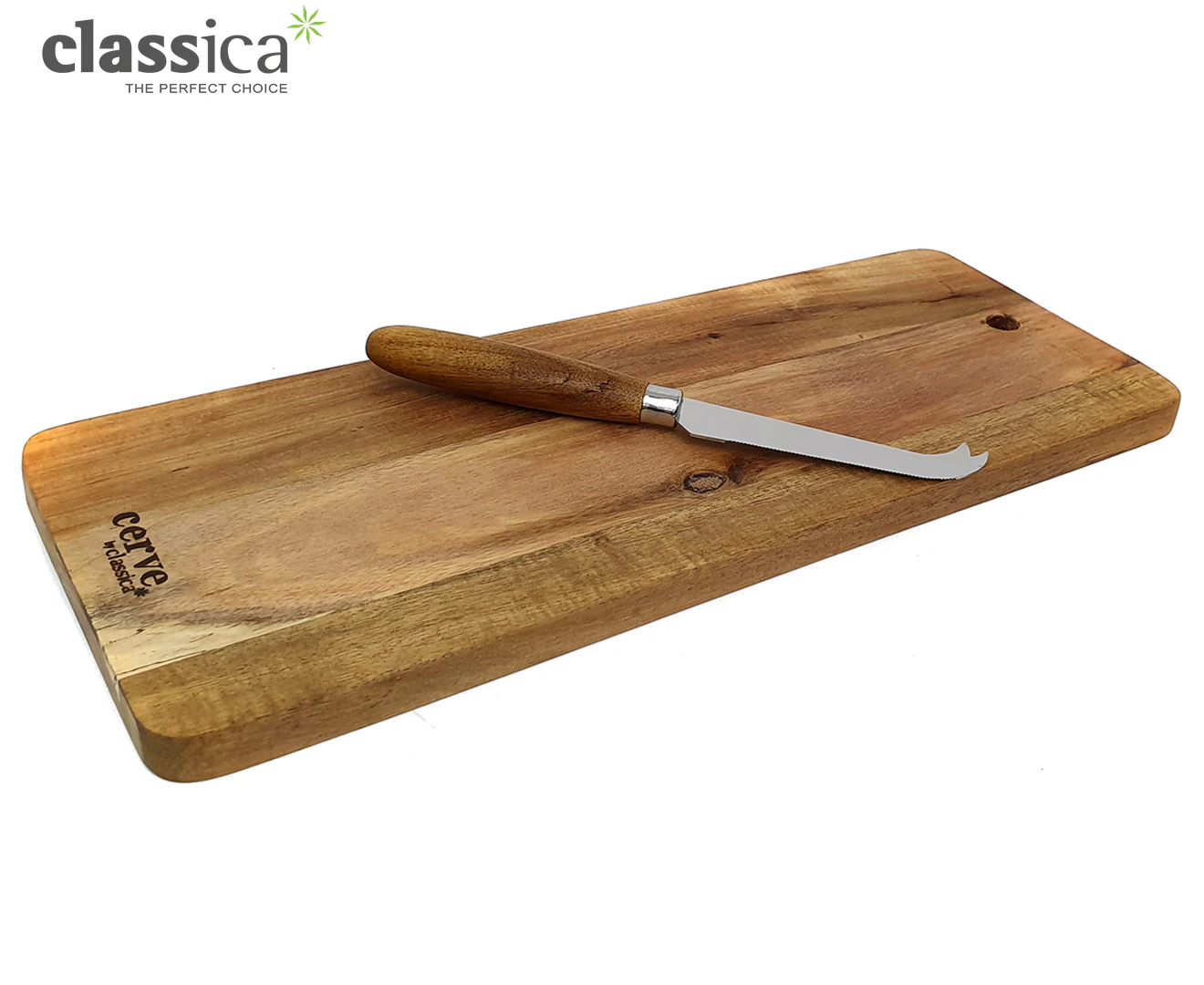 Classica 2-Piece Acacia Cheese Board Set