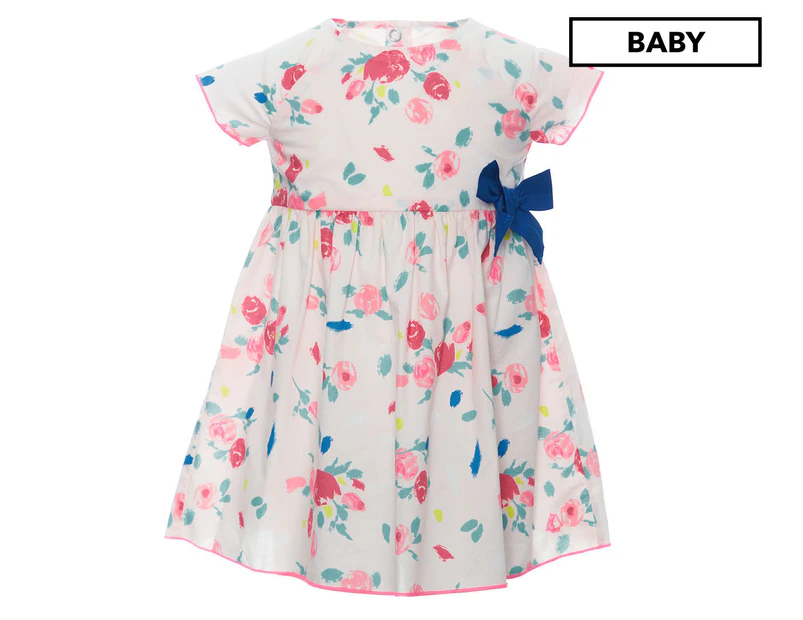 Petit Bateau Baby Girls' Floral Dress - Multi