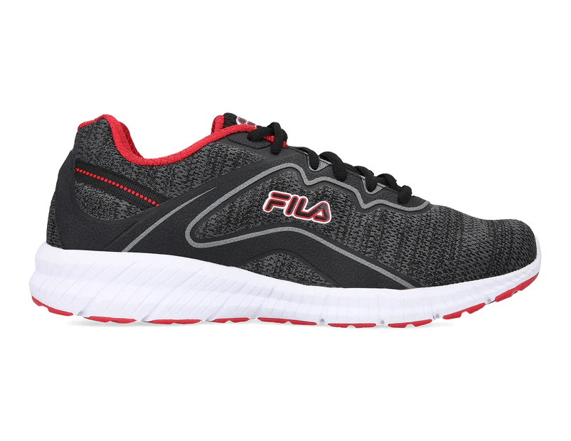 Fila Men's Memory Vernato 5 Running Shoes - Black/Red