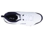 Fila Men's Instant Impact Training Shoes - White/Navy/Metallic Silver