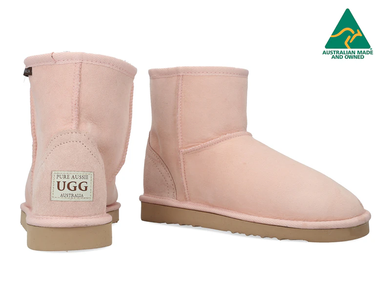 Pure Aussie Ugg Australia Women's Classic Ultra Short Ugg Boots - Pastel Pink