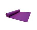 Extra Thick 6mm PVC Yoga Gym Pilate Mat Fitness Non Slip Exercise Board - purple