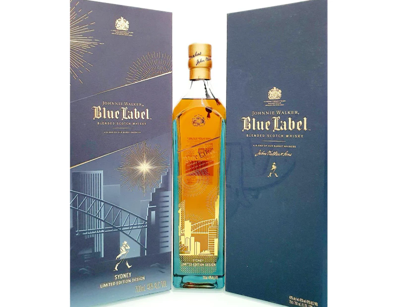 Johnnie Walker Blue Label SYDNEY Limited Edition 700mL @ 40% abv