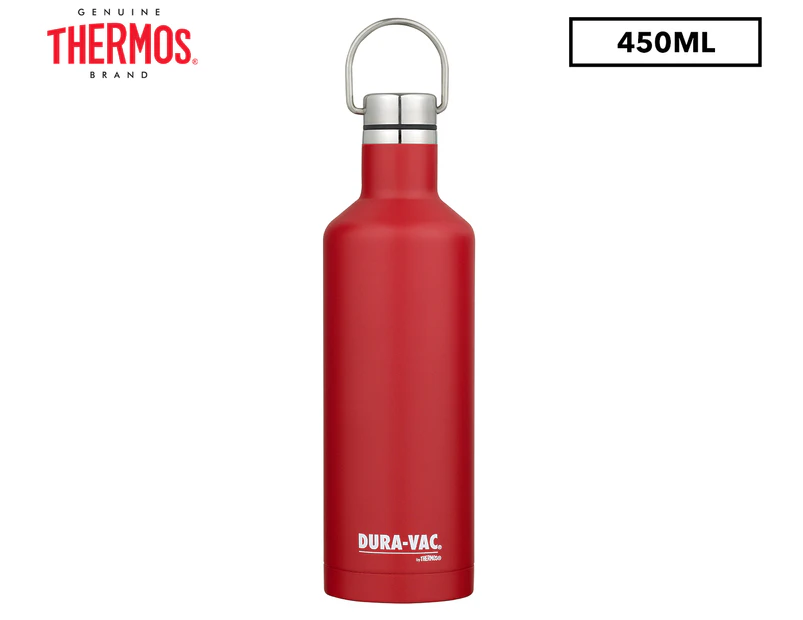 Thermos 450mL Dura-Vac Water Bottle - Red