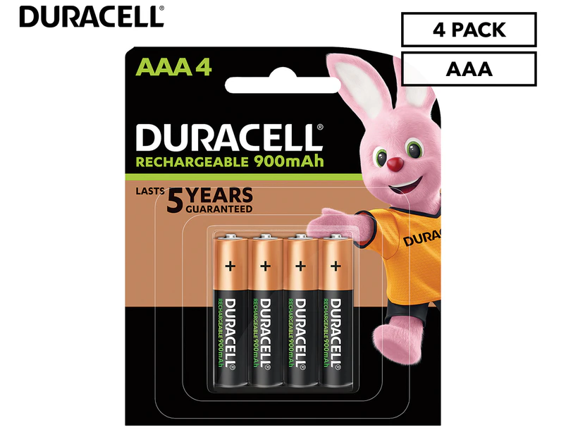 Duracell Rechargeable AAA Batteries 4-Pack