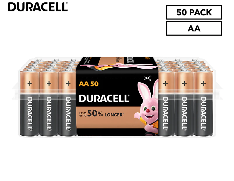 Duracell Coppertop AA Battery 50-Pack