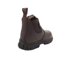 Toddler Boots Grosby Ranch Black Or Brown Leather Pull on Boot Size 4-12 - Brown