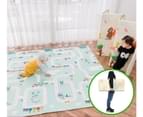 2x1.8m Foldable Baby Play Mat XPE Foam Double Sided 1cm Thick Free Carry Bag 1