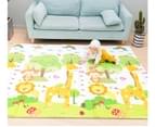 2x1.8m Foldable Baby Play Mat XPE Foam Double Sided 1cm Thick Free Carry Bag 2