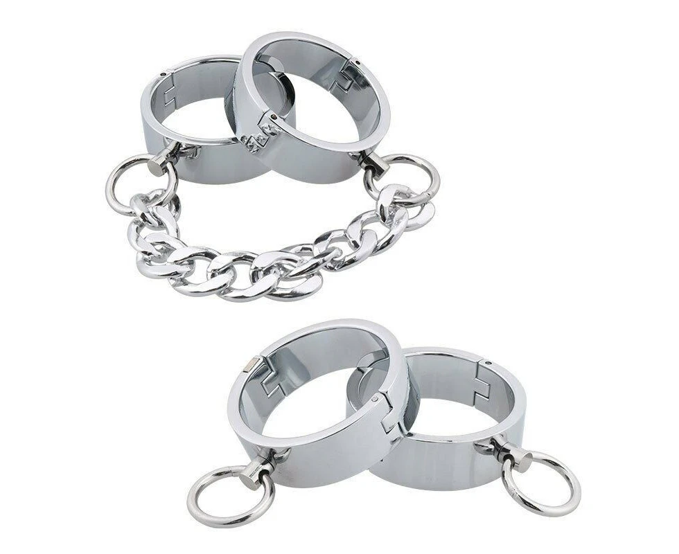 RY Alloy Bondage Cuffs with Pin lock - 85mm Dia