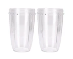 2x For Nutribullet Tall Cups 24 Oz Suits All 600 and 900 Models