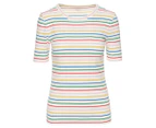 J.Crew Women's Perfect Fit Tee / T-Shirt / Tshirt - Striped Candy