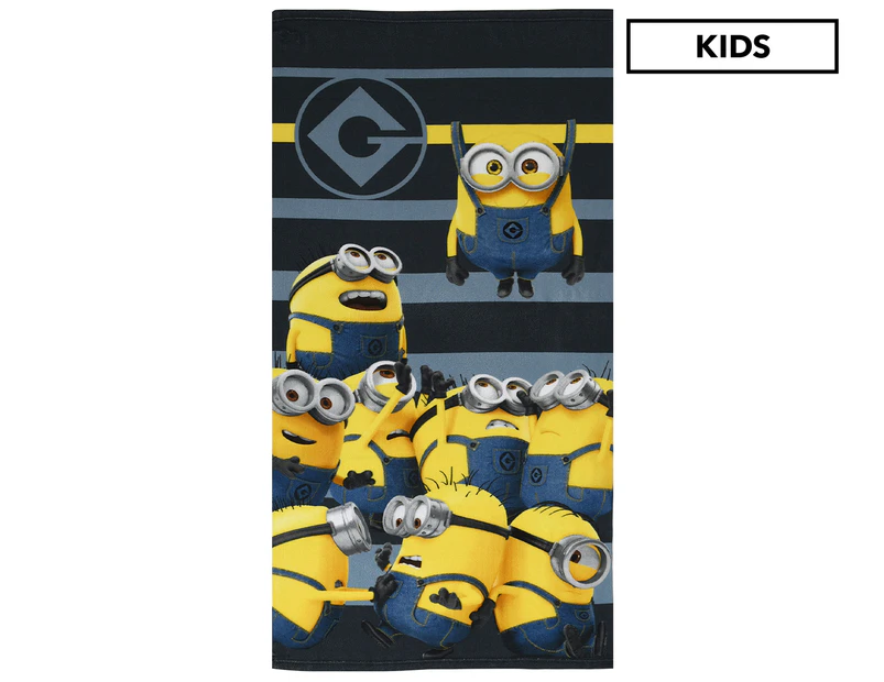 Minions 140x70cm Kids' Beach Towel - Group Minion Gru