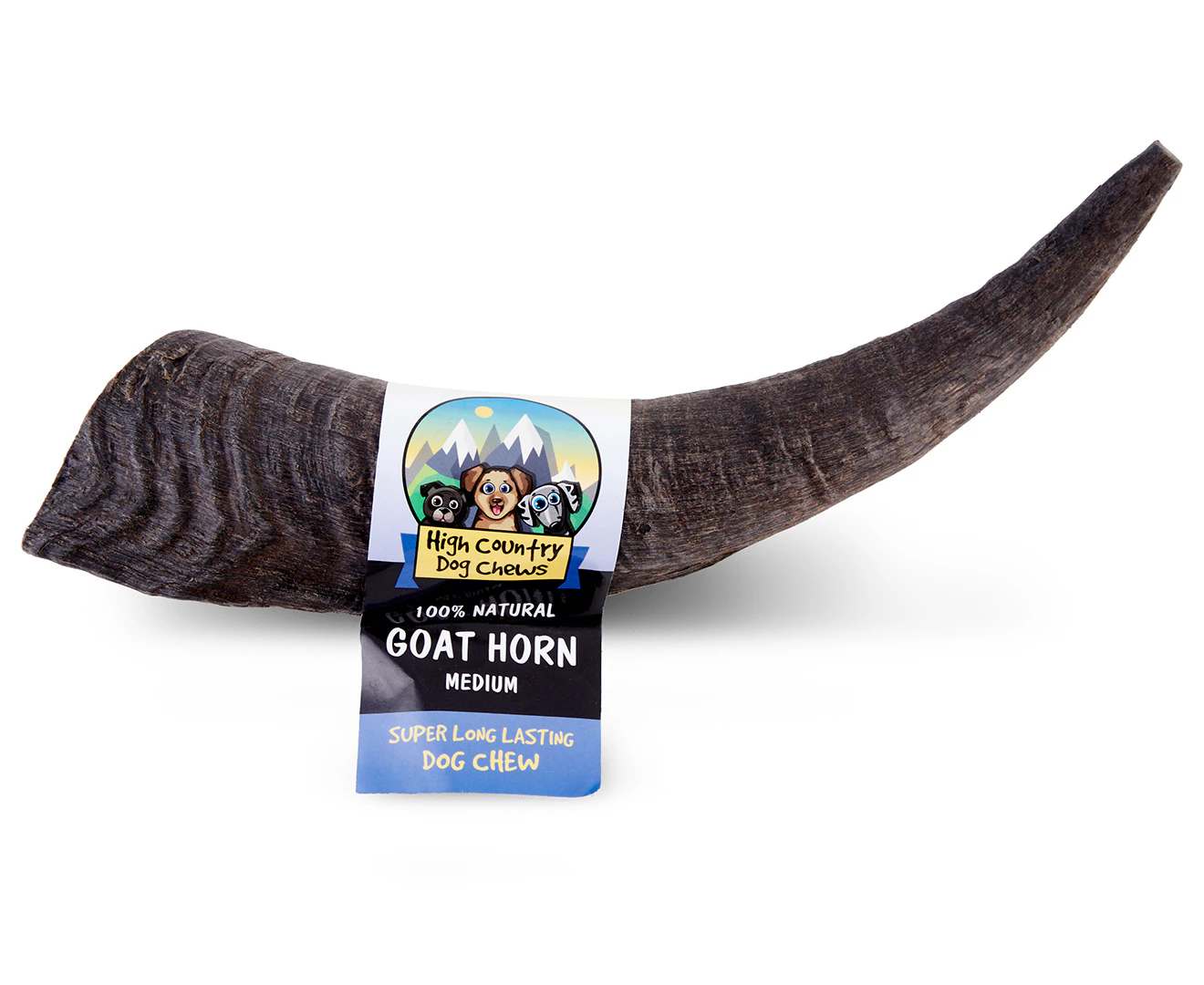 High Country Medium Goat Horn Dog Chew