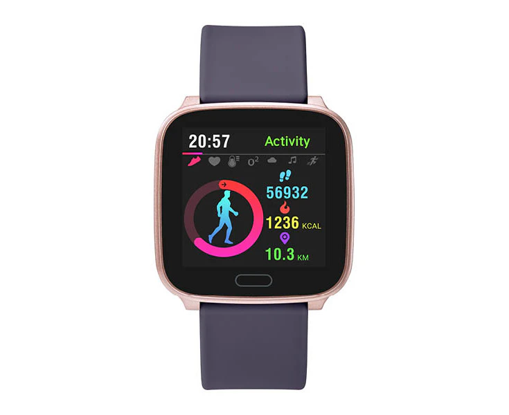 Timex iConnect Active Purple Resin Smart Watch (TW5M34500)