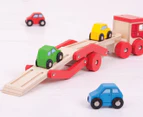 Bigjigs Toys Transporter Lorry Wooden Toy Truck