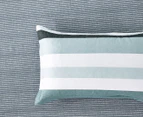 Gioia Casa Nathan Quilt Cover Set - Teal Stripe