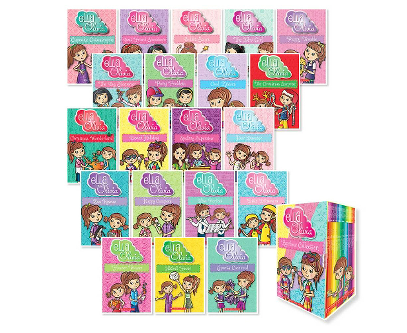 Ella And Olivia: The Rainbow Collection 20-Book Set by Yvette