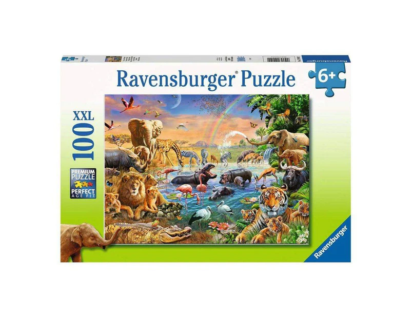 Ravensburger Savannah Jungle Waterhole 100-Piece XXL Puzzle