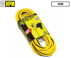 HPM PlugBoss 10m Heavy Duty Extension Lead w/ Locking Socket - Yellow