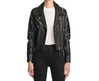 NEUW Women's Madison Leather Jacket - Black