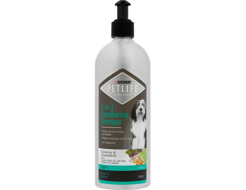 Petlife Professional 2in1 Conditioning Shampoo 500ml