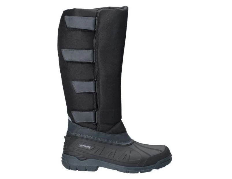 Cotswold Womens Kemble Knee High Wellington Boots (Black) - FS6899