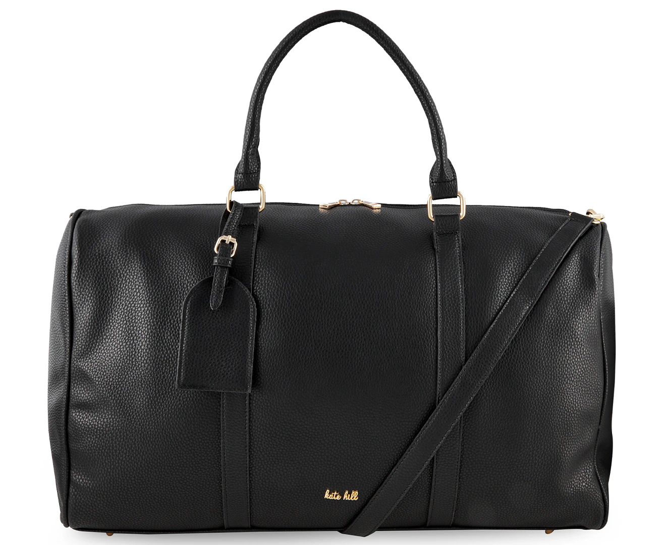 Kate Hill Overnight Holdall Bag - Black