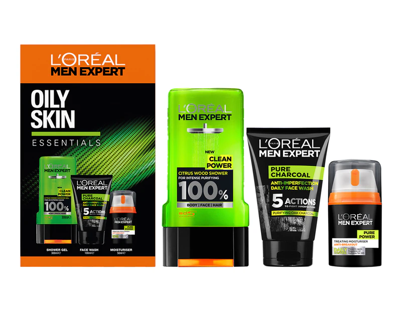 L'Oréal Men Expert Oily Skin Essentials Kit