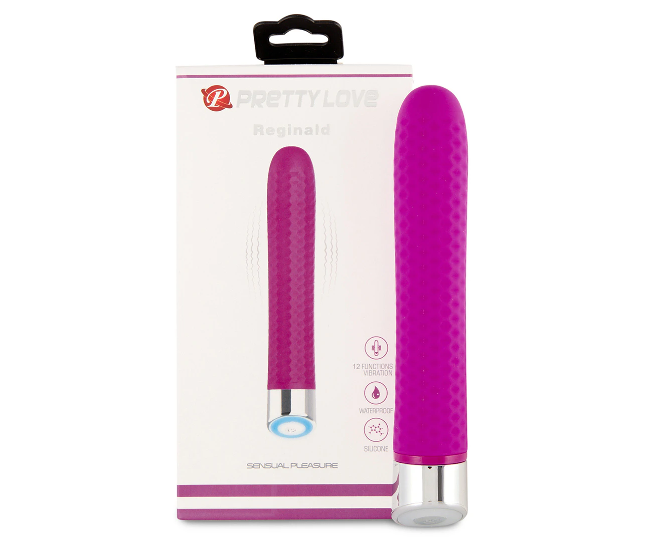 Pretty Love Reginald Light-up Vibrator 12 Function - Fuchsia