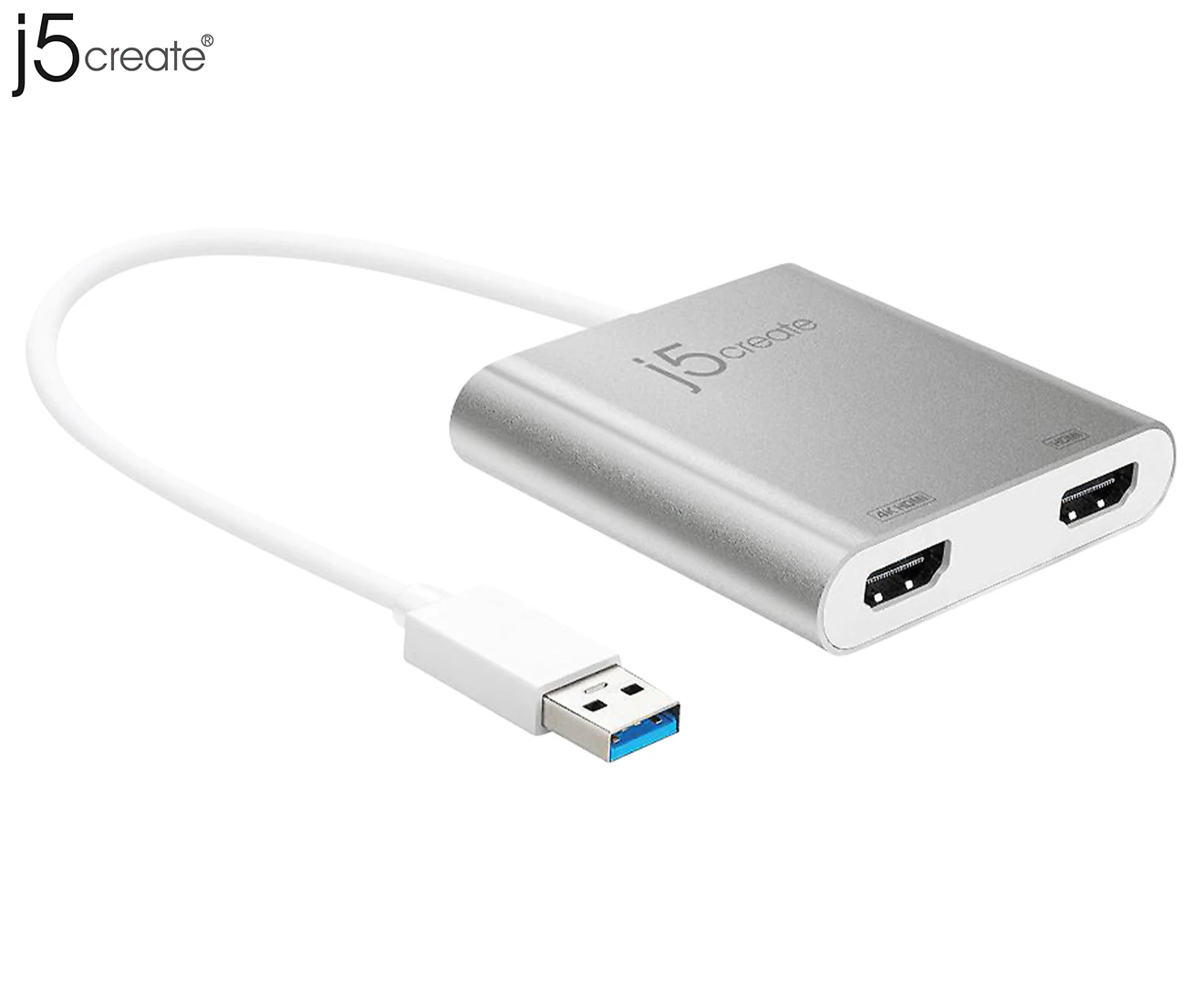 J5Create Usb 3 To Dual Hdmi Multi Monitor Adapter