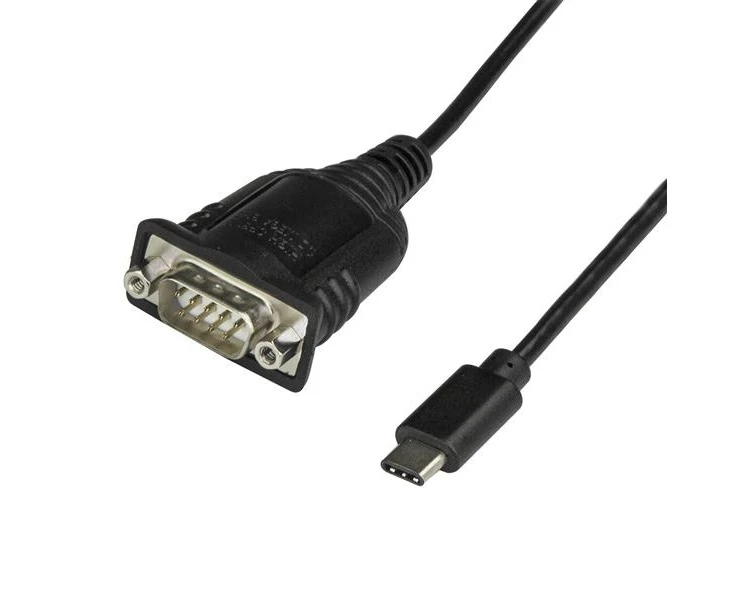 Star Tech 40cm Male USB-C to Male Serial Interface Adapter Cable Cord Connector